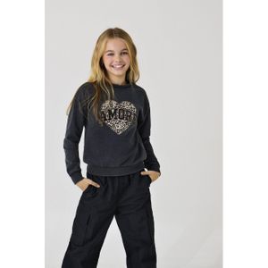 Kogruna - Sweatshirt - Blauw - Katoen - Regular Fit