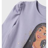 Tule Jurk - Jerseyjurken - Met Glitter Detail - Korte Mouwen - Ronde Hals