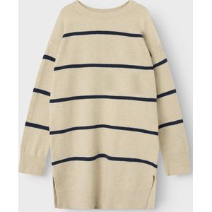 Jerseyjurken - Boxy Fit Jurk - Lange Mouwen - Ronde Hals - Zacht en Comfortabel