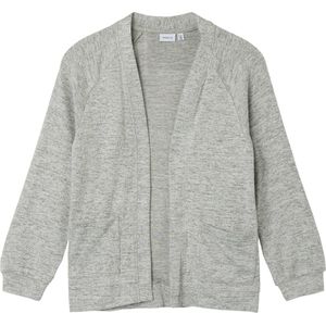 Lange Mouwen Vest - Cardigan - Groen - Gebreid - Regular Fit