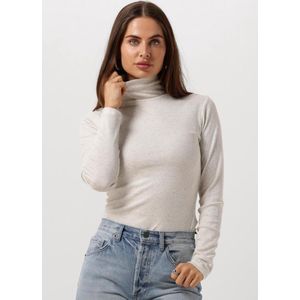 Notre-V - NV-ELIZE ROLLNECK - Vest - Ecru - Dames - Katoen - Winter