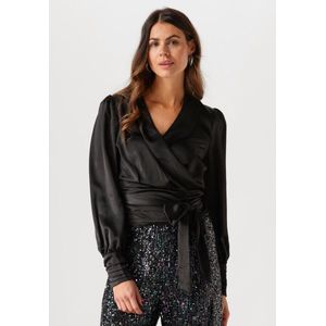 Notre-v - Wikkeltop - Zwart - Vrouwen - Katoen