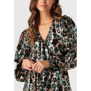 Notre-V - NV-ELVIRA - Jurk - Goud - Pailletten