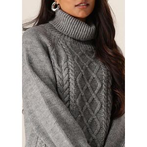 Notre-V - NV-ENITH - Cocktailjurk - Grijs - Acryl