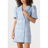 Notre-V - Lichtblauwe Blazerjurk voor Dames van Polyester