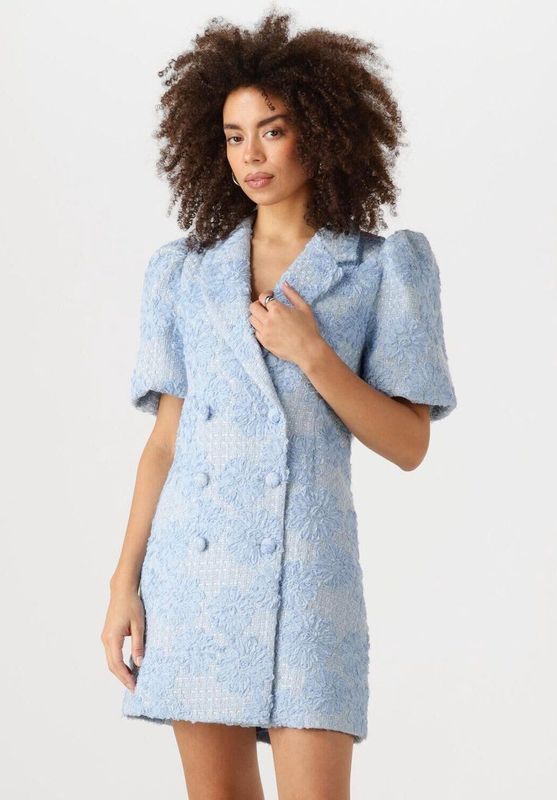 Notre-V - Lichtblauwe Blazerjurk voor Dames van Polyester