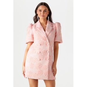 Notre-V Blazerjurk - Elegante Roze Midi Jurk voor Dames