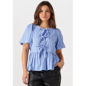 Notre-V - NV-FREDERICA STRIPE - Blouse - Lichtblauw