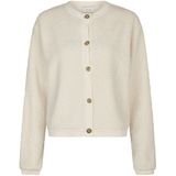 Neo Noir - Limo Fluffy Knit - Vest - Beige - Dames