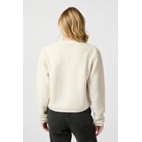 Neo Noir - Limo Fluffy Knit - Vest - Beige - Dames