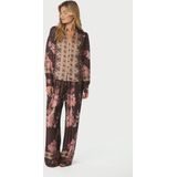 Neo Noir, Dames, Blouses & Shirts, Bruin, Maat: S Poliester,