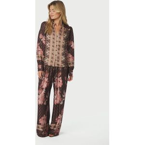 Neo Noir, Dames, Blouses & Shirts, Bruin, Maat: S Poliester,