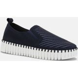 Ilse Jacobsen - Tulip Platform - Instapschoen - Blauw - Gerecycled Microvezel