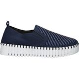 Ilse Jacobsen - Tulip Platform - Instapschoen - Blauw - Gerecycled Microvezel