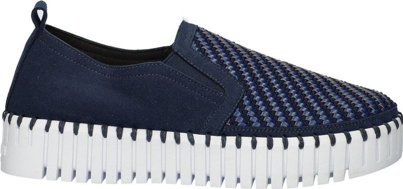 Ilse Jacobsen - Tulip Platform - Instapschoen - Blauw - Gerecycled Microvezel