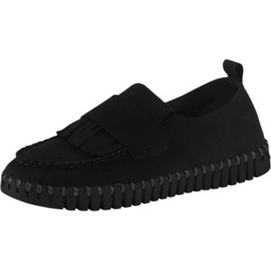 Ilse Jacobsen - Tulip3888 - Instappers - Zwart - Nylon