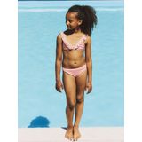Name It - NKFZALEY - Bikini Set - Rood/Wit - Polyester/Polyamide/Elastaan