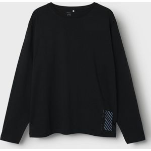 Regular Fit Top Met Lange Mouwen