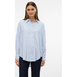 Blouse - VMNORA - Gestreept - Klassieke Blouse - Lange Mouw - Wijde Pasvorm