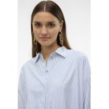 Blouse - Gestreept - VMNORA - Klassieke Blouse - Lange Mouw - Wijde Pasvorm