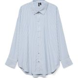 Blouse - Gestreept - VMNORA - Klassieke Blouse - Lange Mouw - Wijde Pasvorm