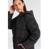 ONLY - ONLAMAND - Gewatteerde Jas - Zwart - Met Capuchon