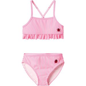 NAME IT - NMFZAMMER - Bikini - Knockout Pink - Meisjes Zwemkleding