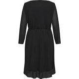 Carforest - Midi-jurk - Regular Fit - Lange Mouwen - Boothals