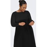 Carforest - Midi-jurk - Regular Fit - Lange Mouwen - Boothals