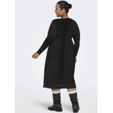 Carforest - Midi-jurk - Regular Fit - Lange Mouwen - Boothals