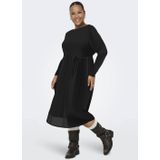 Carforest - Midi-jurk - Regular Fit - Lange Mouwen - Boothals