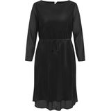 Carforest - Midi-jurk - Regular Fit - Lange Mouwen - Boothals