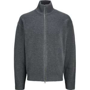 Jack&Jones - Plus Size Vest - Effen Grijs - Katoen/Polyester