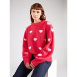 Pcrina - Gebreide Trui - Knusse Stijl - Ronde Hals - Lange Mouwen - Wide Fit