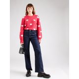 Pcrina - Gebreide Trui - Knusse Stijl - Ronde Hals - Lange Mouwen - Wide Fit