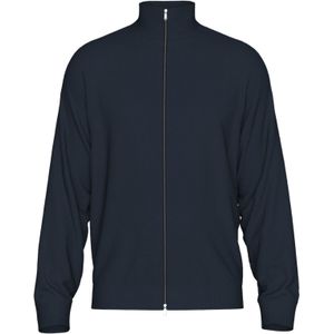 SELETED HOMME SLHDANE LS Knit Structuur Full Zip - Sky Captain