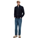 SELETED HOMME SLHDANE LS Knit Structuur Full Zip - Sky Captain