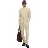 Selected Homme - SLHDANE LS KNIT STRUCTURE FULL ZIP - Cardigan - Beige - Regular Fit