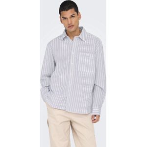 Onswalter - Poplin Overhemd - Katoen - Lange Mouwen - Relaxed Fit