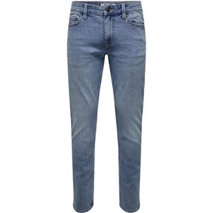 Slim Fit Jeans - Mid Wash - Super Stretch Denim