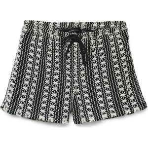 Vero Moda - Vmohio Hw Shorts - Korte Broek - Black/Snow White - Dames