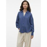 Vero Moda - Blouse - Dark Denim/Melange - 100% Polyester