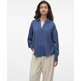 Vero Moda Langarmbluse VMMELANEY QUEENY LS SHIRT WVN NOOS