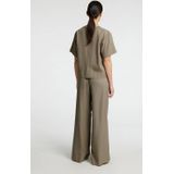 Selected Femme, Dames, Blouses & Shirts, Groen, Maat: XL Linnen,