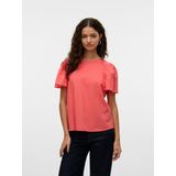 Vero Moda Kurzarmbluse VMPRETTY SS TOP WVN GA NOOS