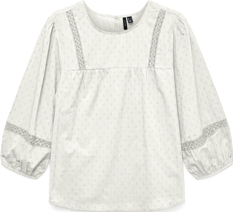 VERO MODA - Vmtrine - Tanktop - Sneeuwwit - Kanten