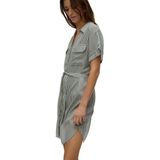 Overhemdjurk - Korte Mouwen - Coltrui - 100% LENZING™ ECOVERO™ Viscose