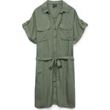 Overhemdjurk - Korte Mouwen - Coltrui - 100% LENZING™ ECOVERO™ Viscose