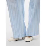 Vmnanna - Mid Waist Broek - Jeans - Zwart - Katoen - Wide Leg Fit