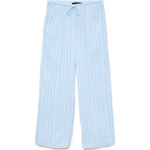 Vmnanna - Mid Waist Broek - Jeans - Zwart - Katoen - Wide Leg Fit